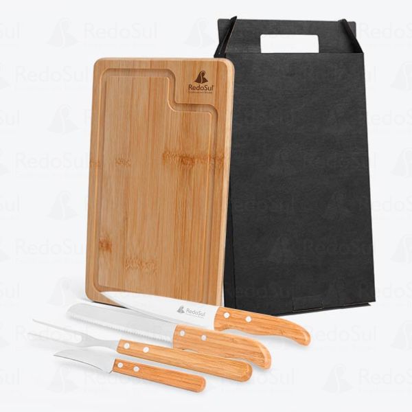 Kit Churrasco Personalizado 5 Peças Kit Churrasco Personalizado 5 Peças